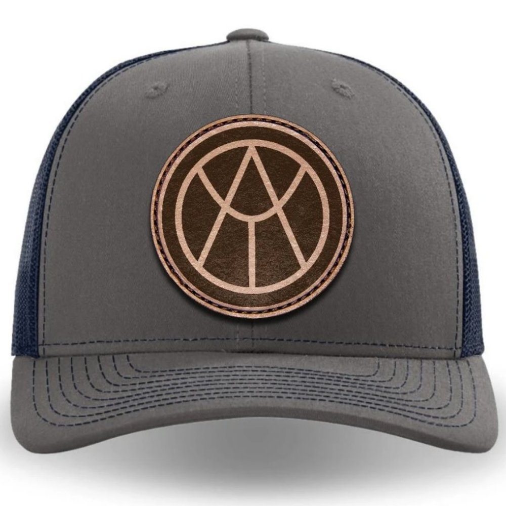 Leather Patch Trucker Cap (New)